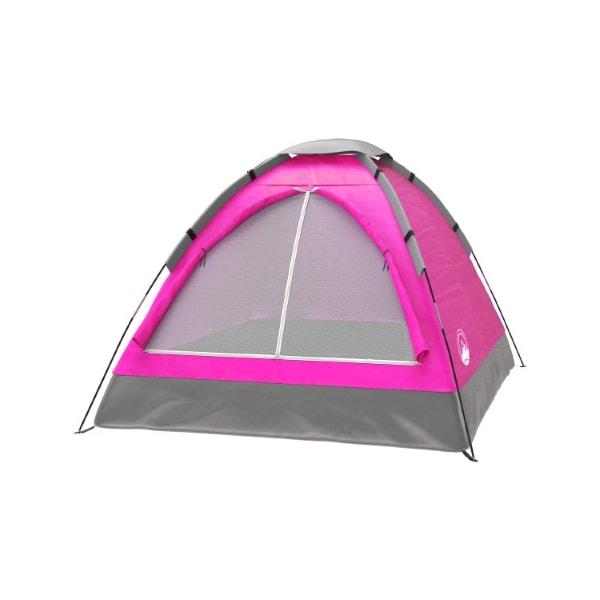 Leisure Sports 2-Person Dome Tent, Rain Fly and Carry Bag, Easy Set Up for Camping, Backpacking, Hiking (Pink) 248158AXH - main